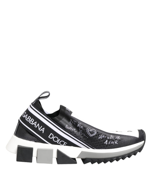 Dolce & Gabbana – Black & White Sorrento Sneakers