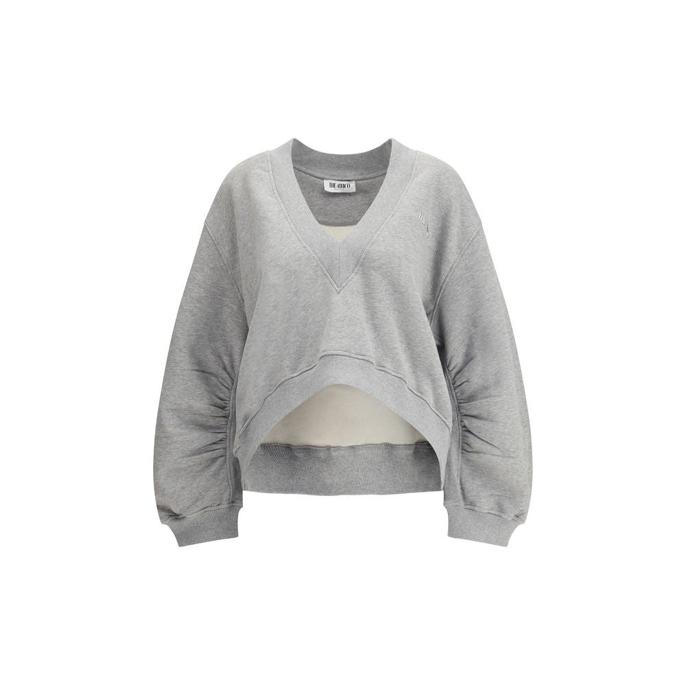 The Attico - Gray Cotton Sweatshirt