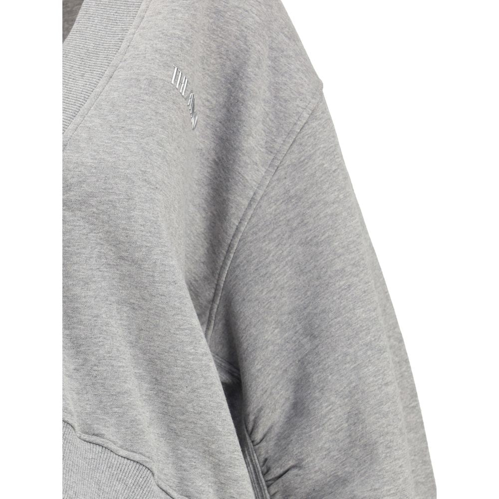 The Attico - Gray Cotton Sweatshirt