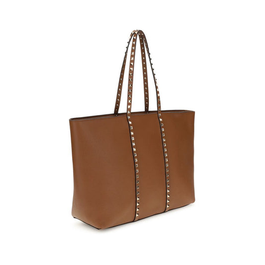 Valentino Garavani – Medium Rockstud Leather Tote Bag