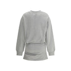 The Attico - Gray Cotton Sweatshirt