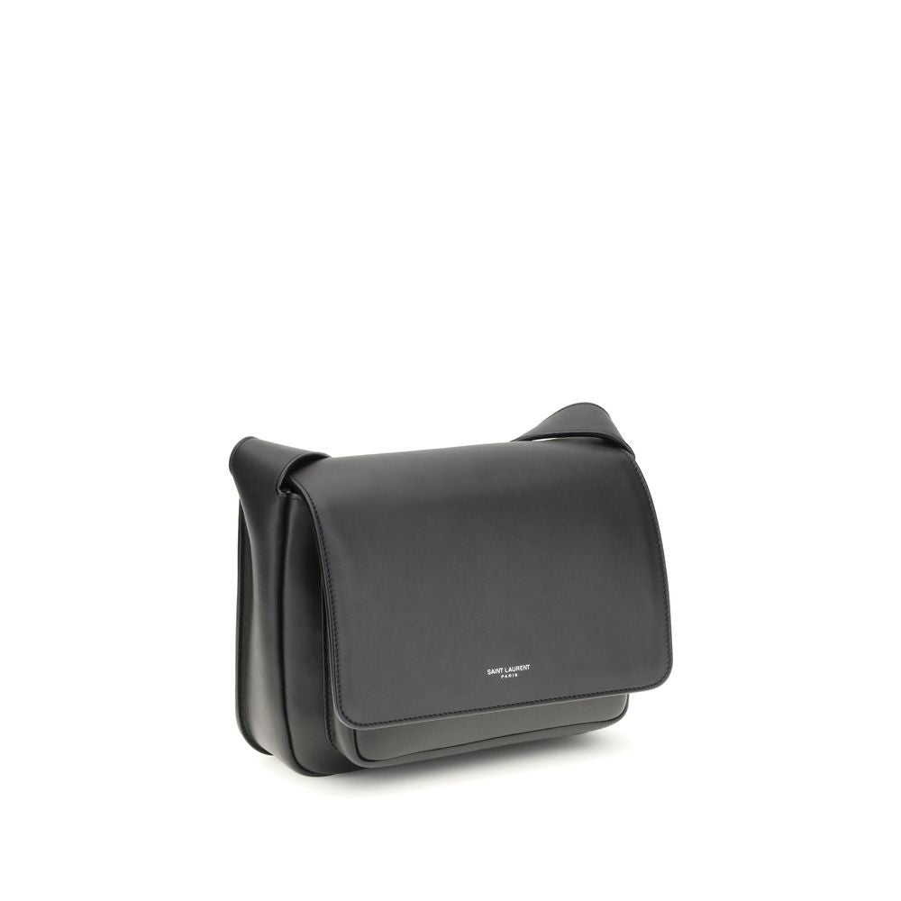 Saint Laurent – Black Small Suede Messenger Shoulder Bag