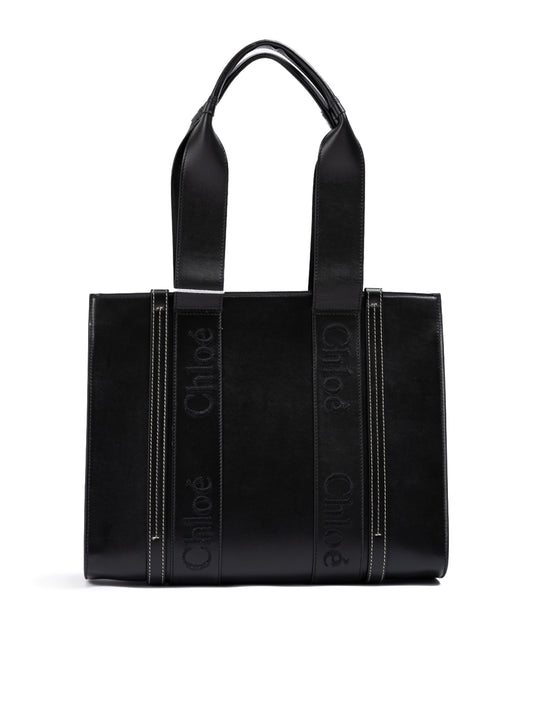 Chloé – Woody Medium Leather Tote Bag