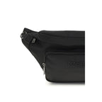 Dsquared2 – Black Urban Fanny Pack with Logo Print