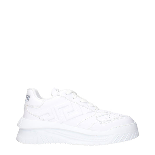 Versace -  White Leather Sneakers