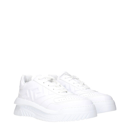 Versace -  White Leather Sneakers