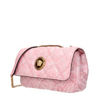 Versace – Pink Fabric Shoulder Bag