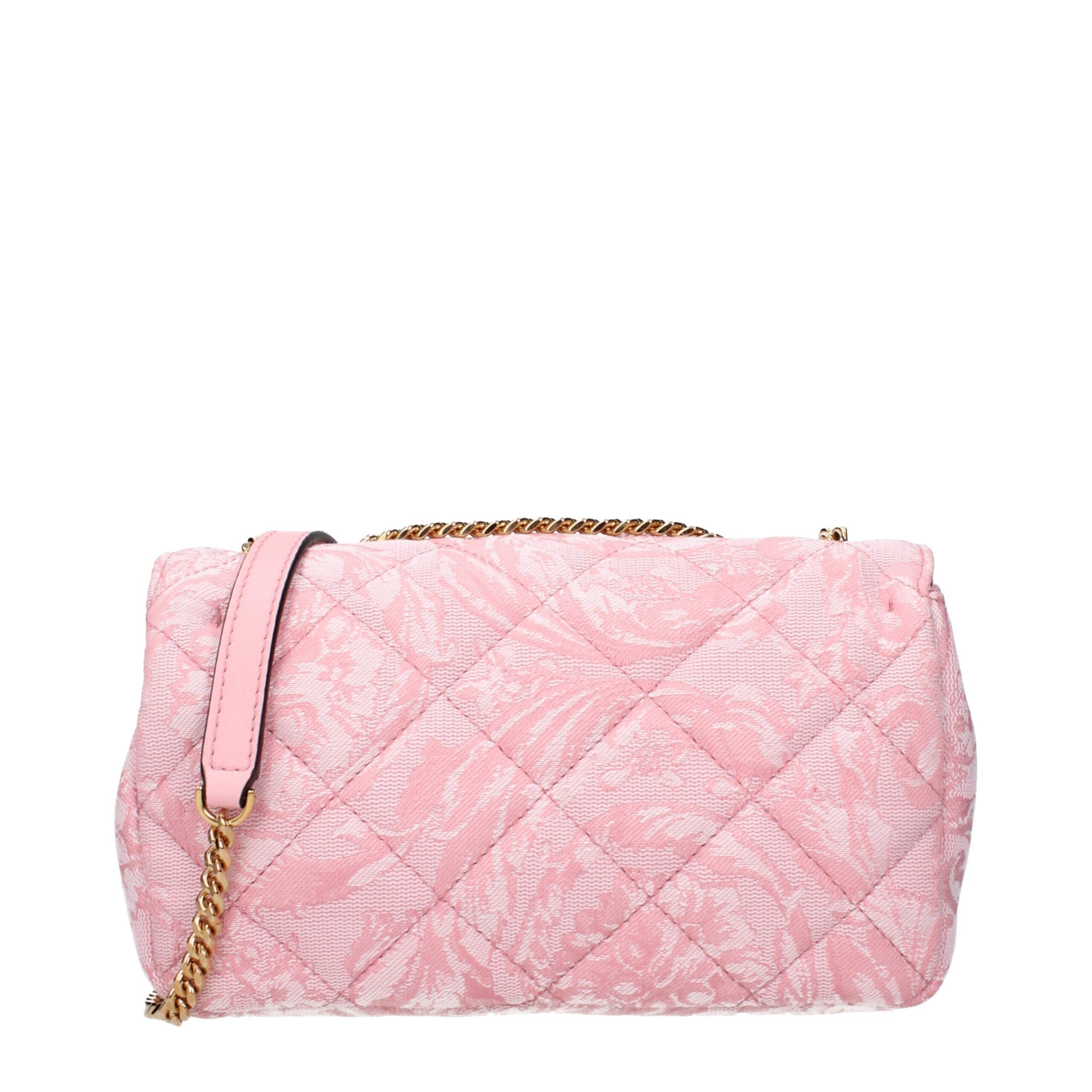 Versace – Pink Fabric Shoulder Bag