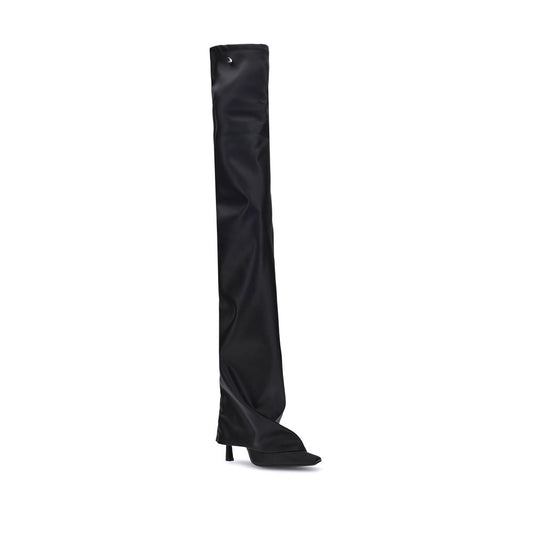 The Attico – Robin Over-the-Knee Draped Boots