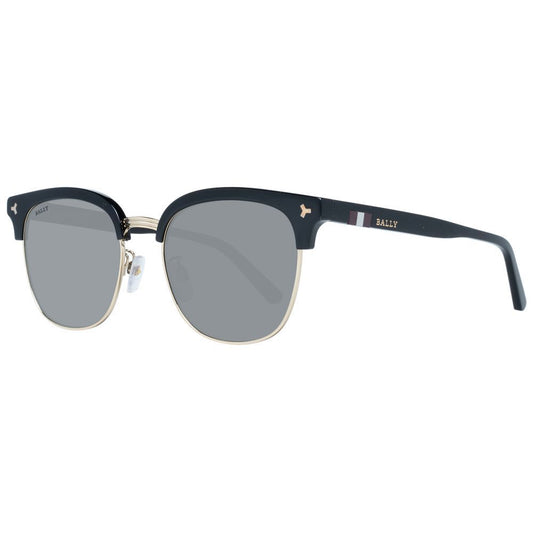 Bally – Black Metal & Plastic Trapezium Sunglasses