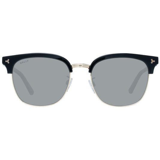 Bally – Black Metal & Plastic Trapezium Sunglasses