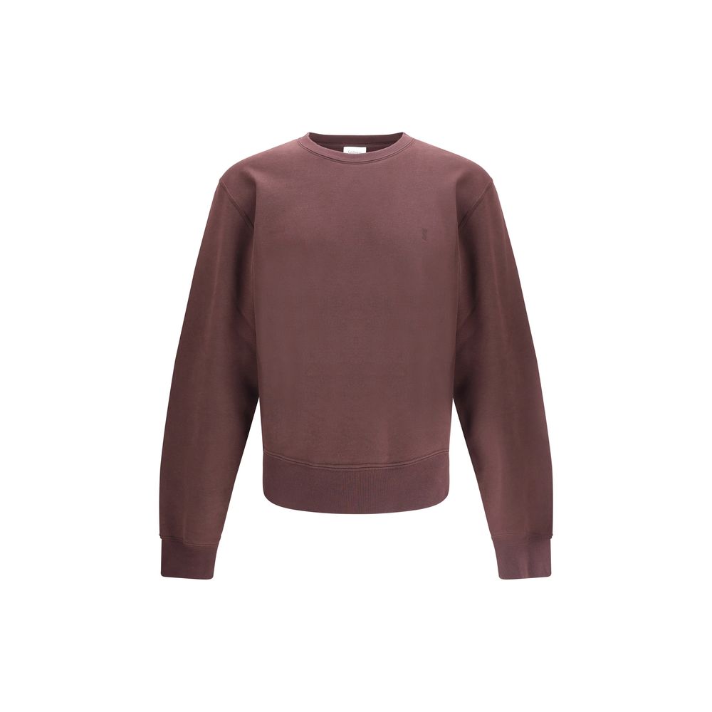 Saint Laurent - Bordeaux Cotton Sweatshirt