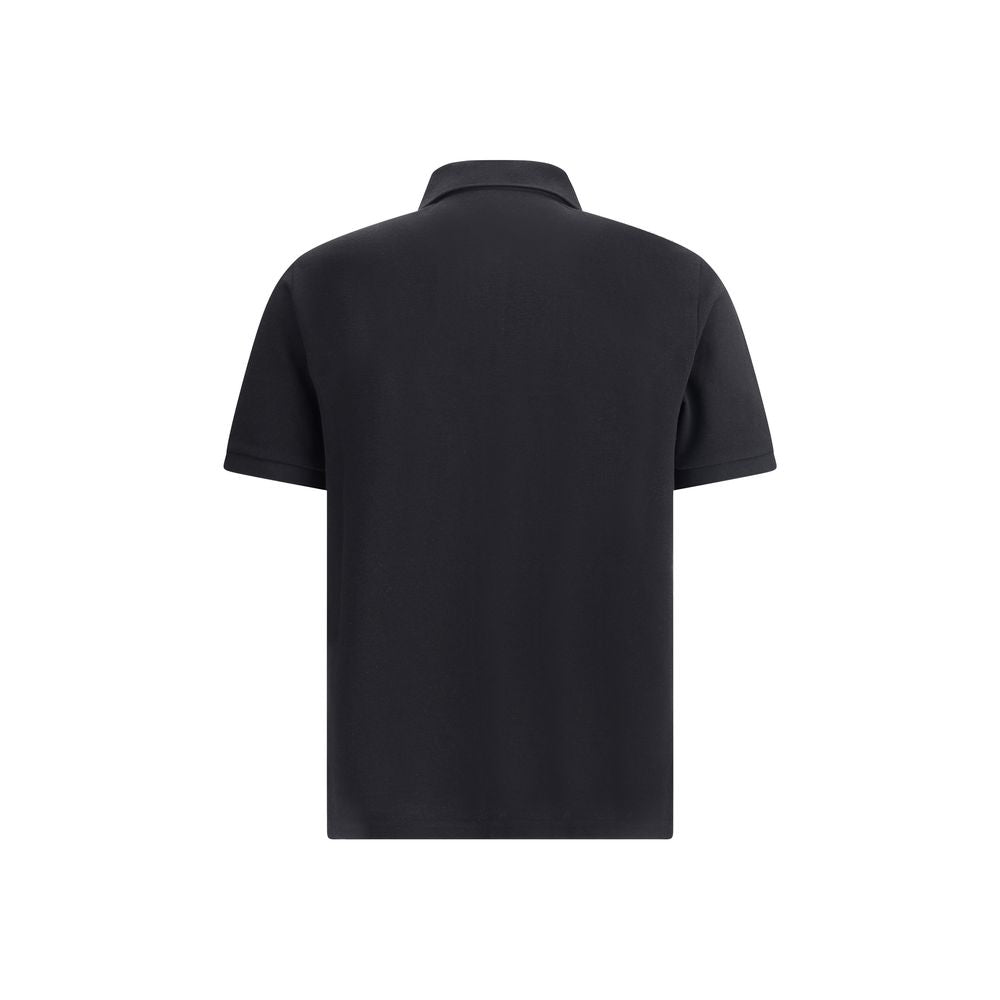 Saint Laurent - Black Cotton Polo Shirt
