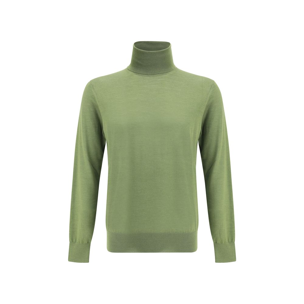 Saint Laurent - Green Wool Turtleneck