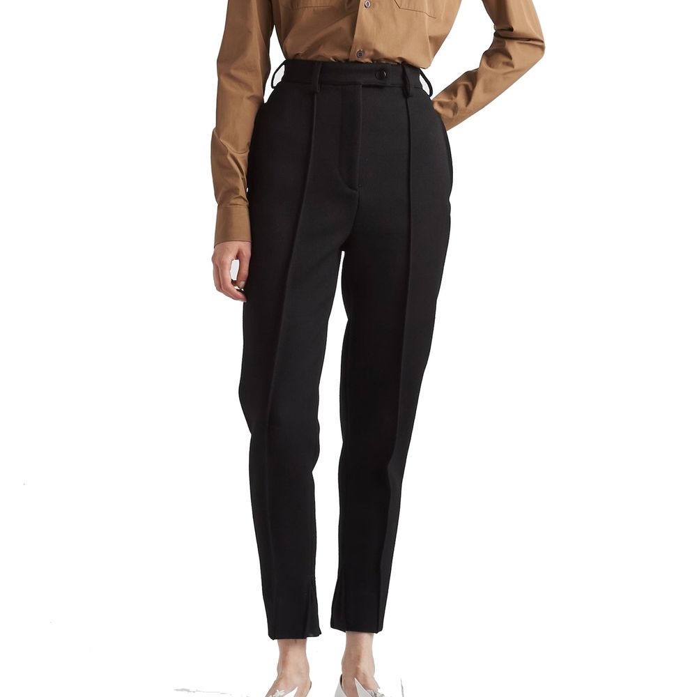 Prada - Black Virgin Wool Dress Pants