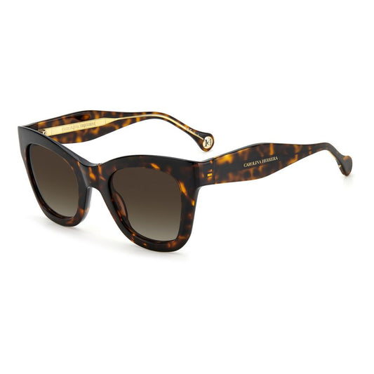 Carolina Herrera – Brown Acetate Sunglasses
