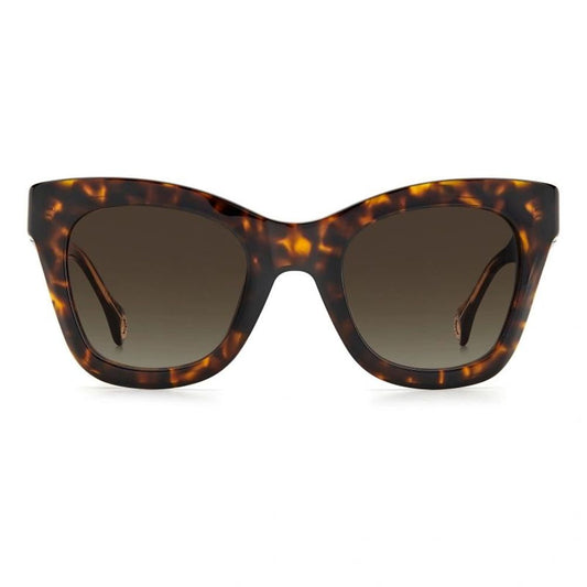 Carolina Herrera – Brown Acetate Sunglasses