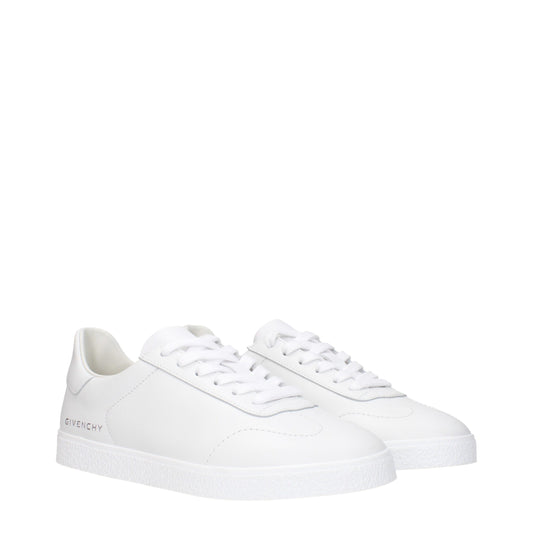 Givenchy – White Leather Low Top Sneakers