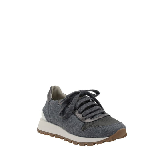 Brunello Cucinelli – Mélange Wool Sneakers