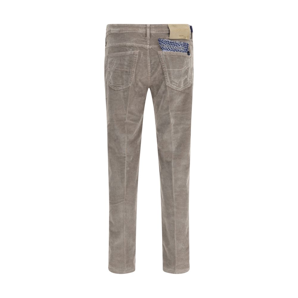 Jacob Cohen - Gray Cotton Casual Pants