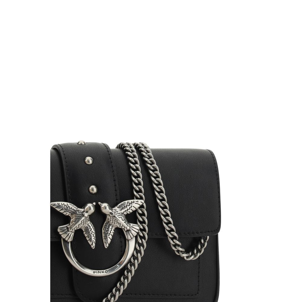 Pinko – Love One Leather Shoulder Bag