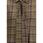 Saint Laurent - Green Cotton Pattern Shirt