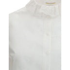 Saint Laurent - White Cotton Dress Shirt
