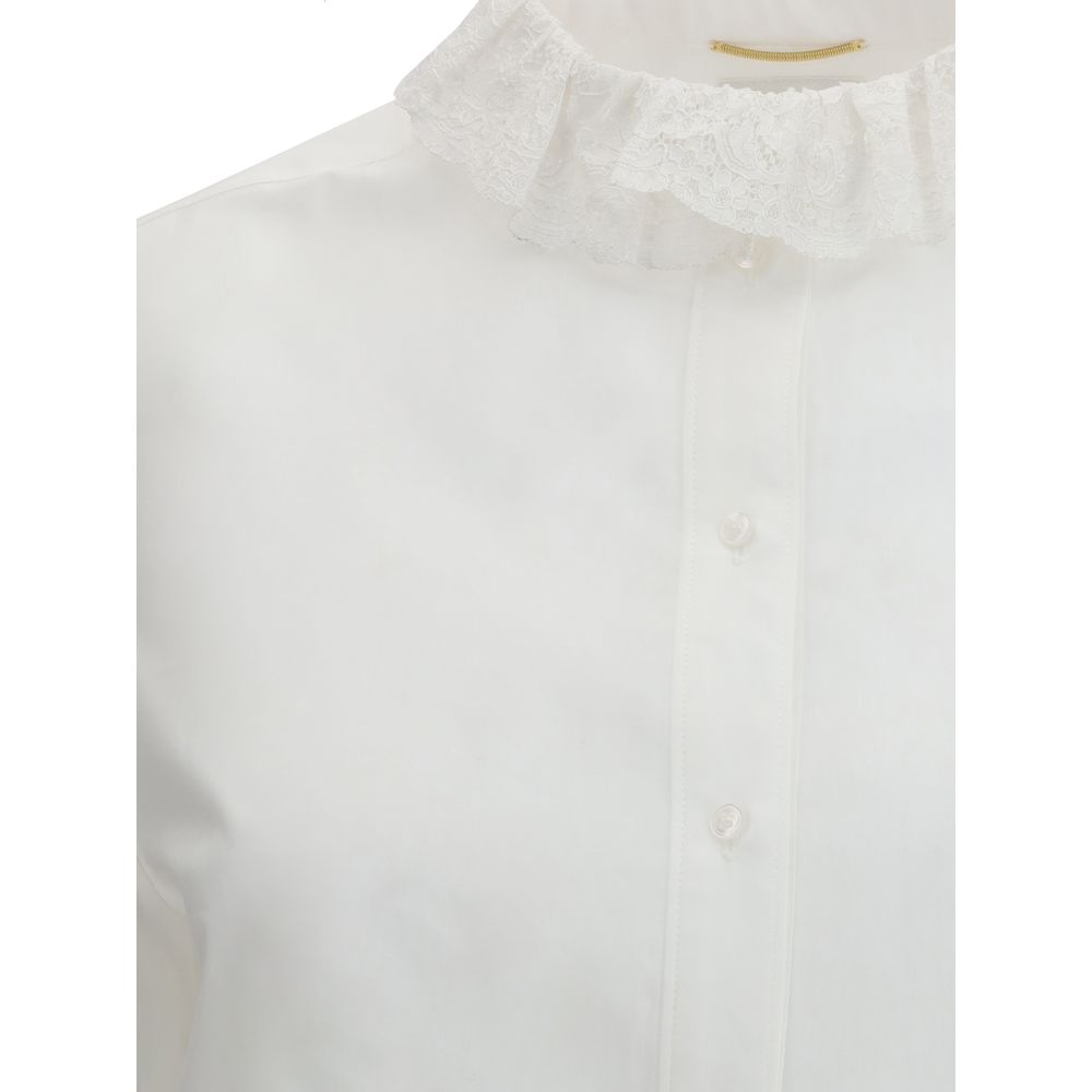 Saint Laurent - White Cotton Dress Shirt