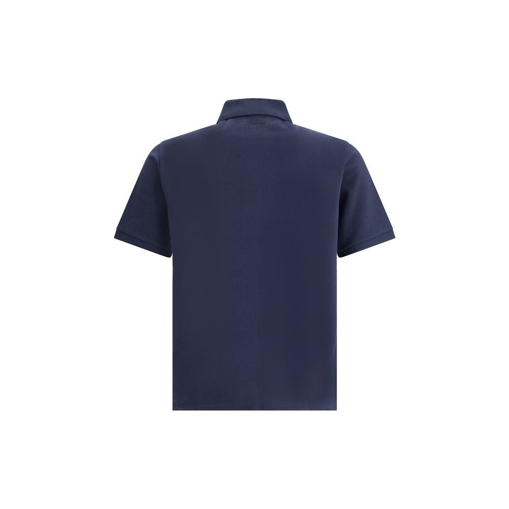 Saint Laurent - Blue Cotton Polo Shirt