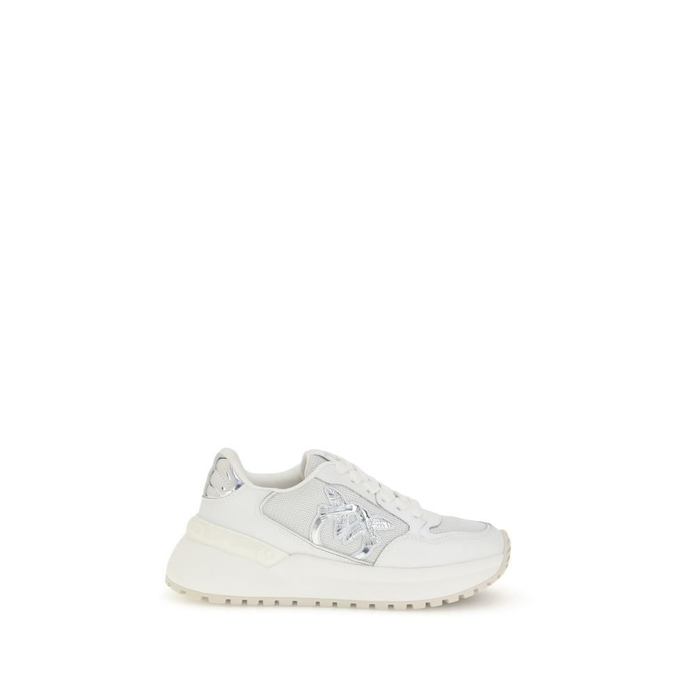 PINKO - Logo and mirrored detail Sneakers