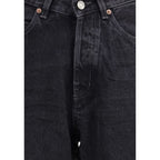 Saint Laurent - Black Cotton Slim Fit Jeans