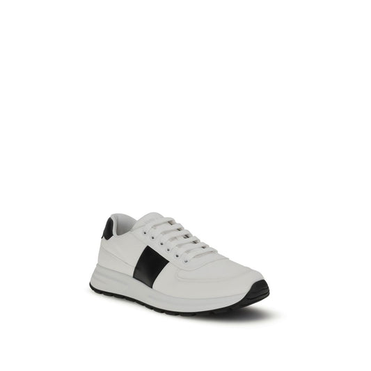 Prada – Two-Tone Leather Sneakers