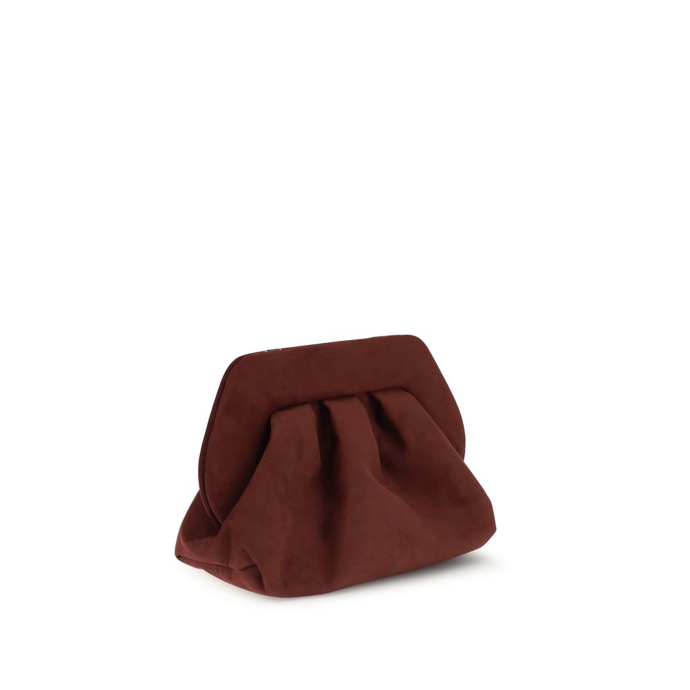 THEMOIRè - Bios suede Clutch Bag