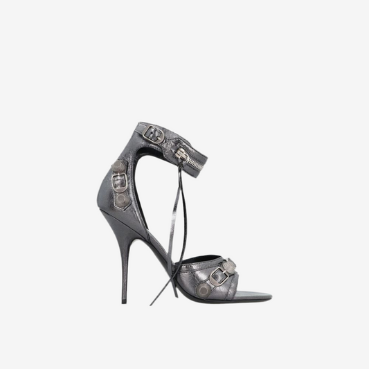 Balenciaga – Cagole Leather Sandals with Studs