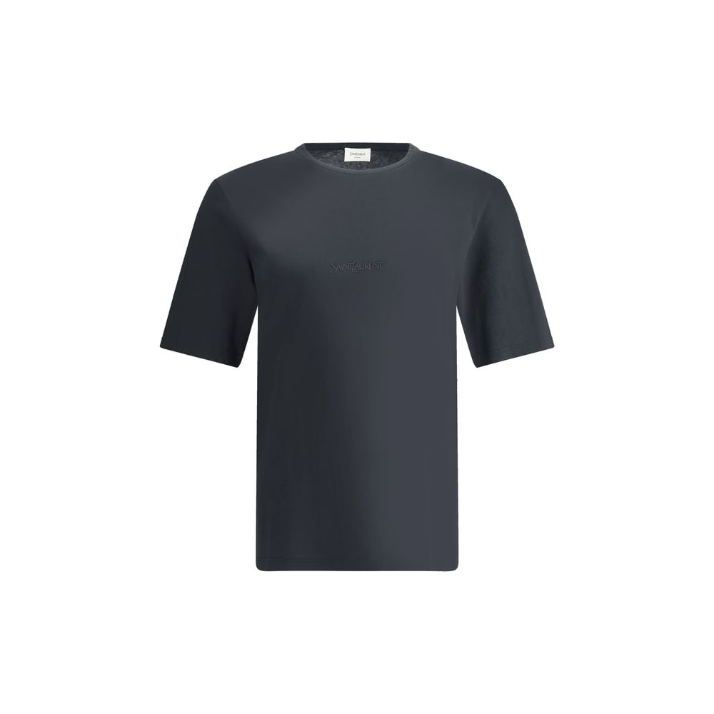 Saint Laurent - Black Cotton T-Shirt