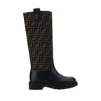 Fendi – FF Jacquard Boots