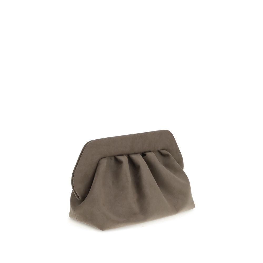 THEMOIRè - Bios suede Clutch Bag
