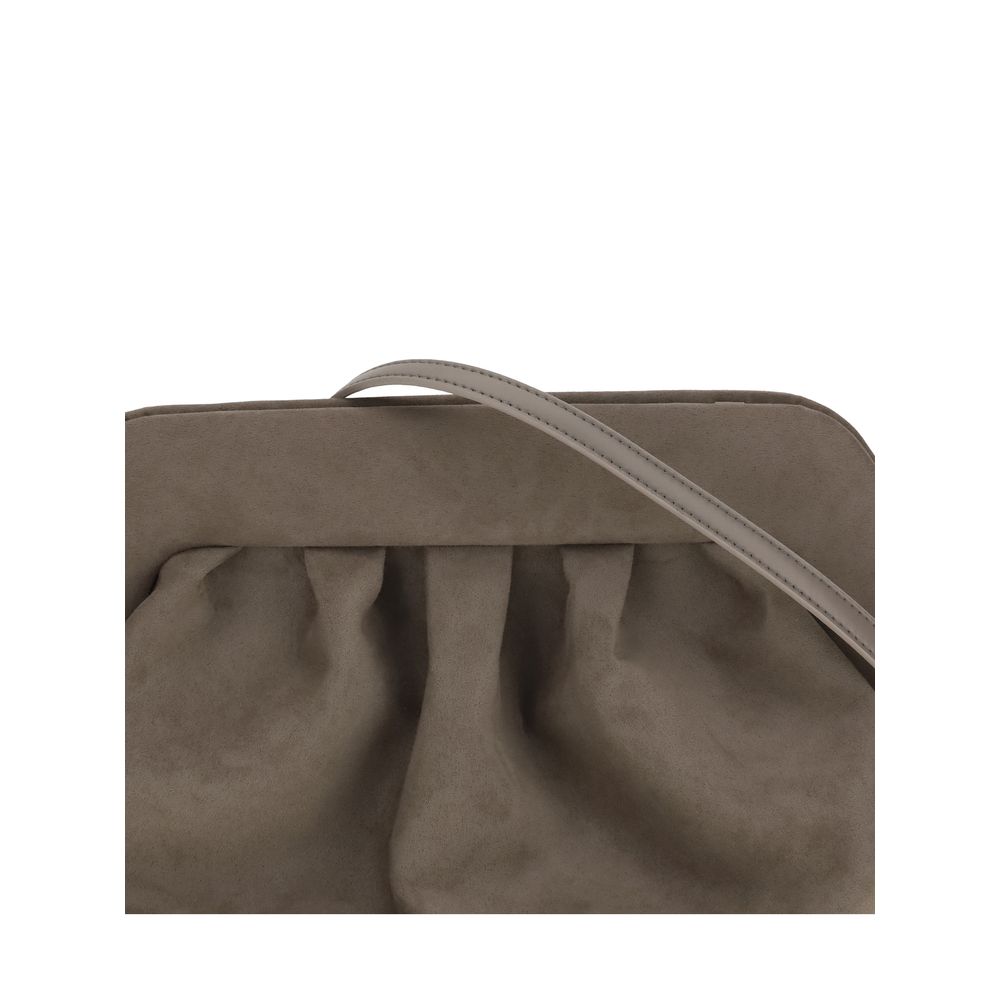 THEMOIRè - Bios suede Clutch Bag