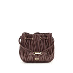 Miu Miu – Brown Matelassé Nappa Leather Pouch