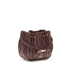 Miu Miu – Brown Matelassé Nappa Leather Pouch