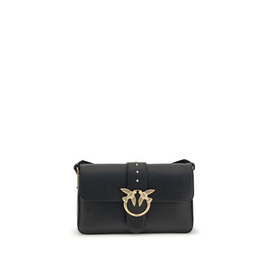 PINKO – Black Calfskin Love One Bag