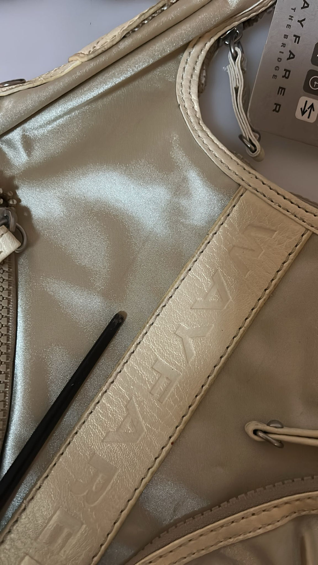 WAYFARER- White Shoulder Crossbody Sling Fabric Purse