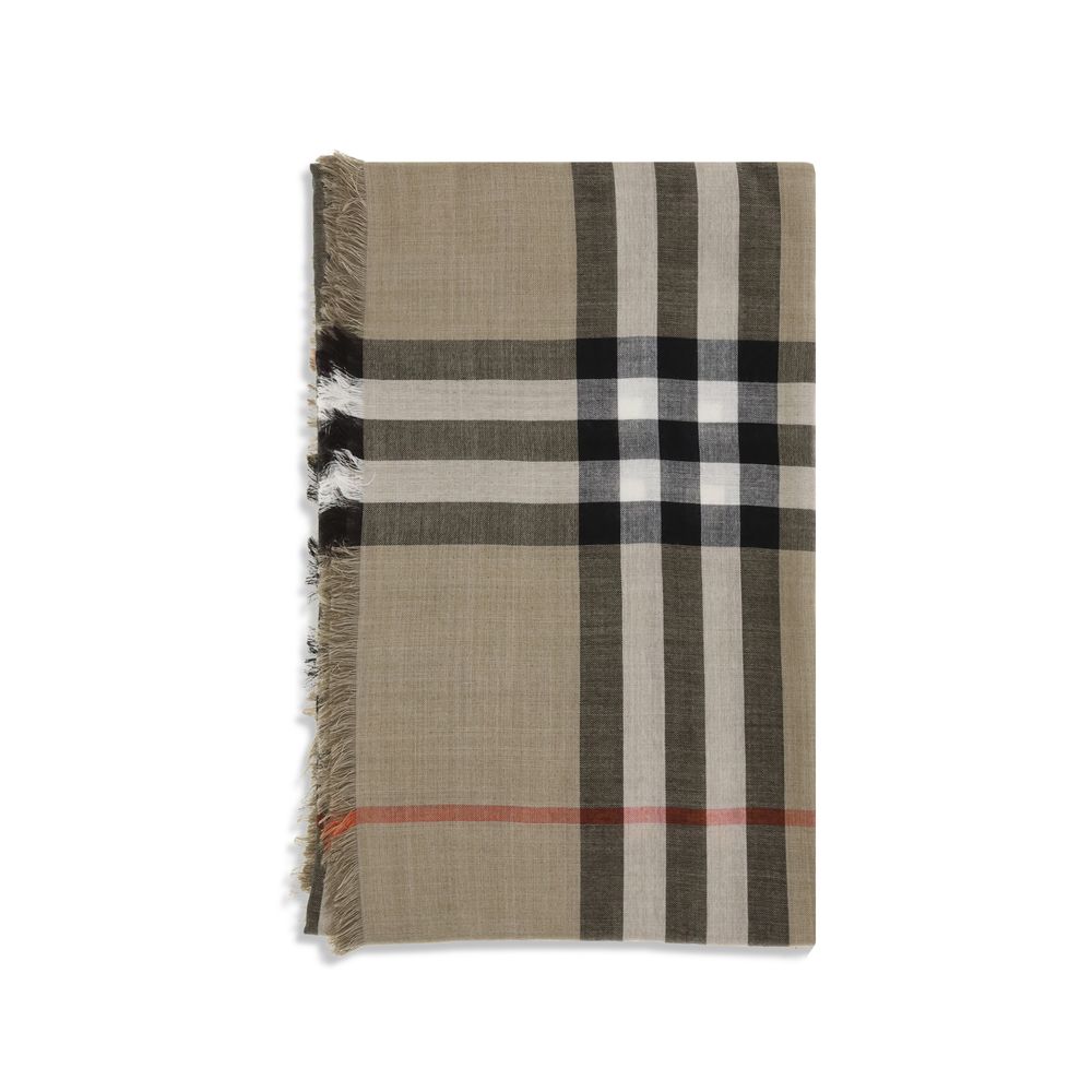 Burberry - Beige Wool Scarf