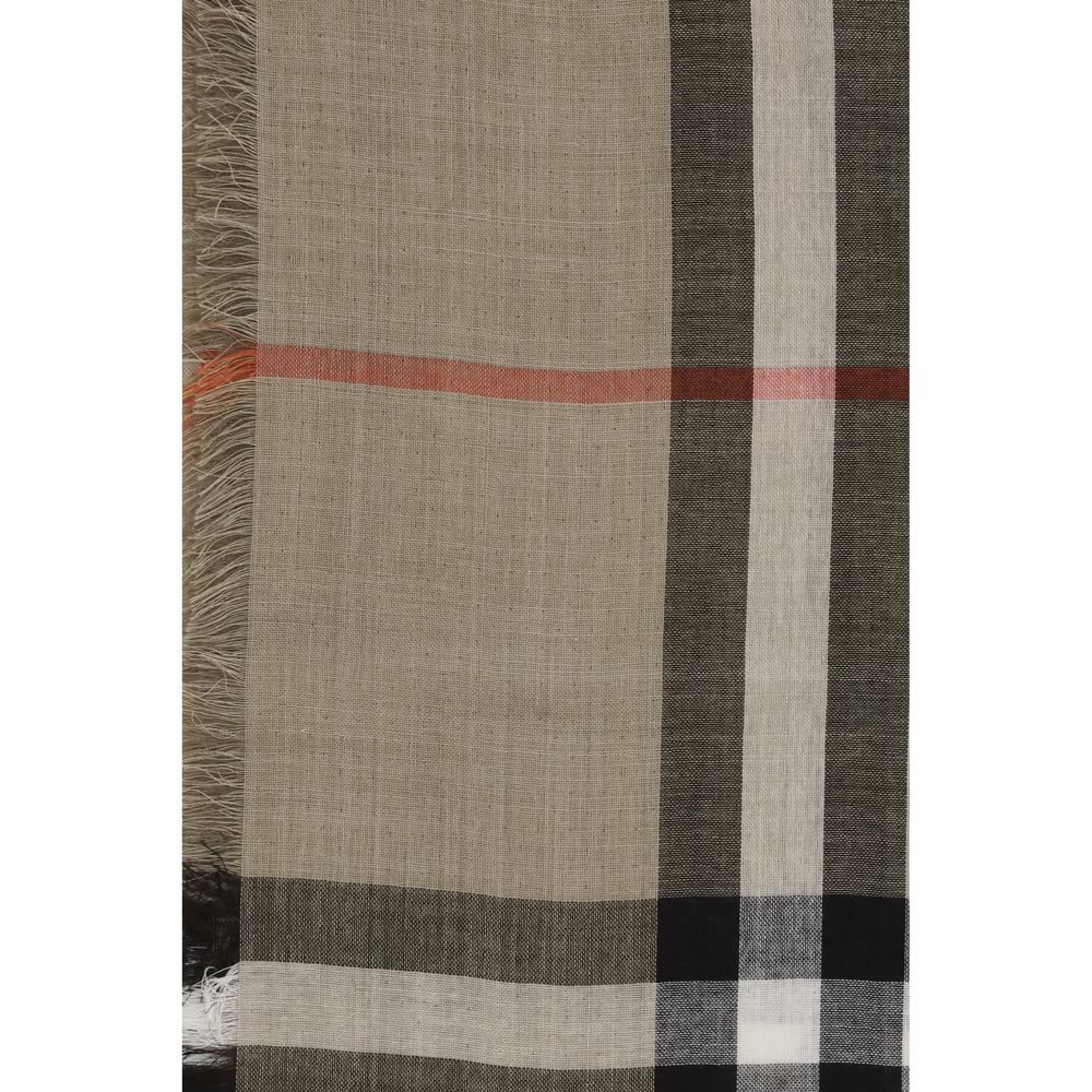 Burberry - Beige Wool Scarf