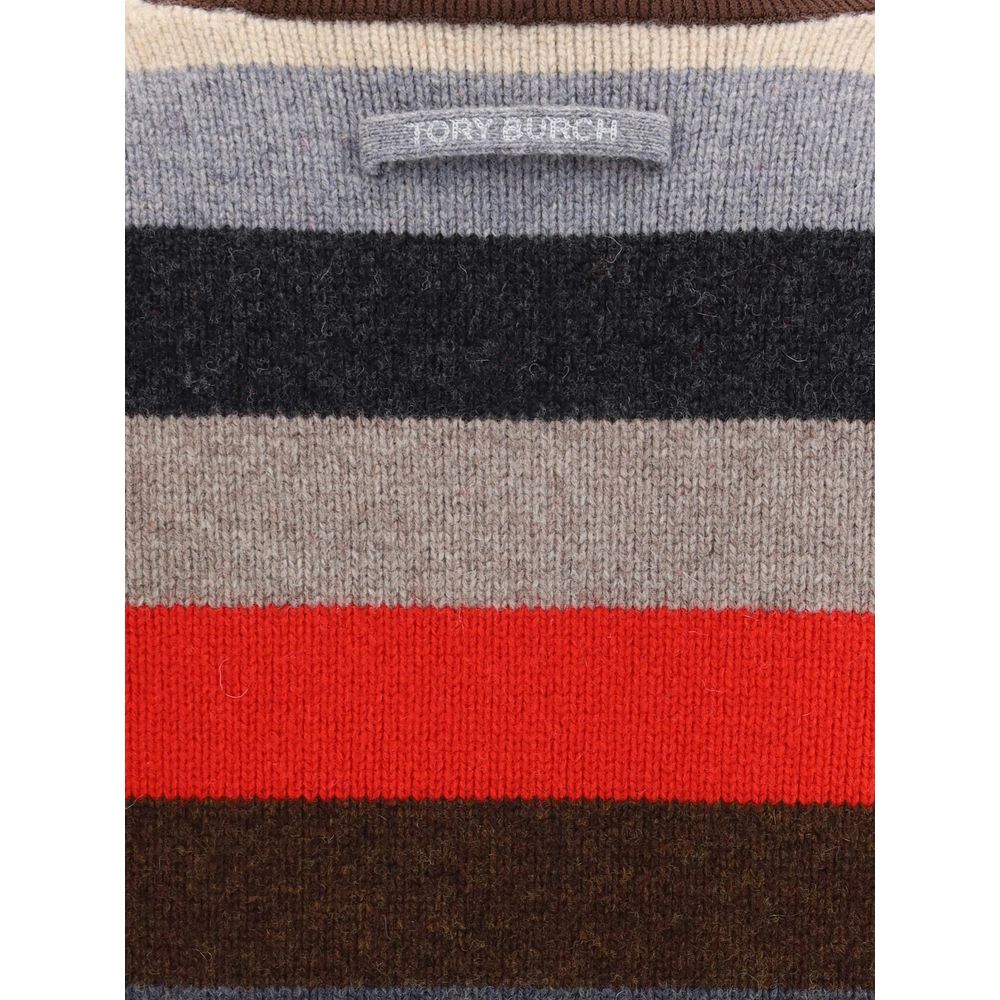 Tory Burch - Multicolor Merino Wool Turtleneck