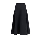 Jacquemus - Black Cotton Midi Skirt
