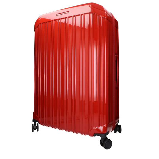 Piquadro – Red Polycarbonate Trolley