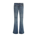 Coperni - Blue Polyester Flared Jeans