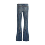 Coperni - Blue Polyester Flared Jeans
