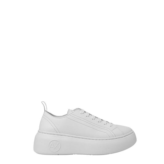 Armani Exchange – White Leather Sneakers